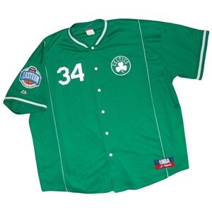 Vintage Paul Pierce Boston Celtics Warm Up Jacket Men's 3XL